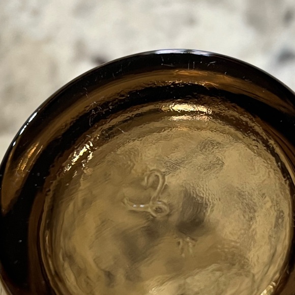 Set of 6 Vintage 1970s Libbey Tawny Stacking Tumbler Glasses - Picture 8 of 8